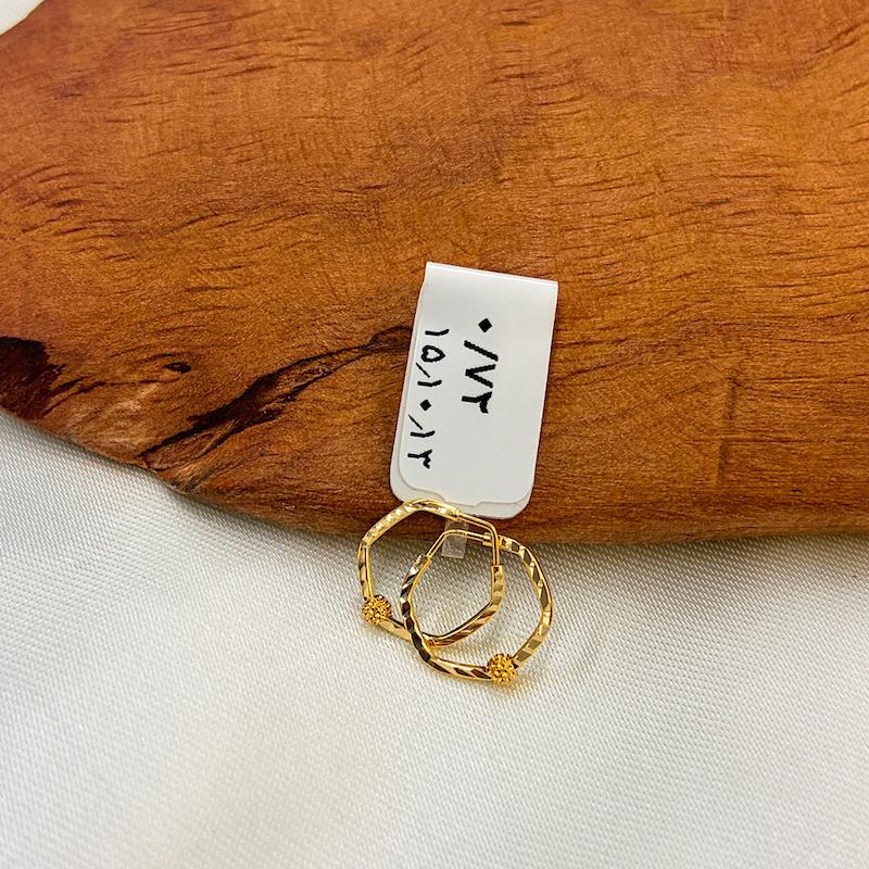 گوشواره طلا ۱۸ عیار گوشواره البرنادو گالری طلای رز