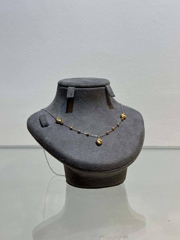 گردنبند زنانه طلا ۱۸ عیار گردنی دل آرا گالری فرح بخش
