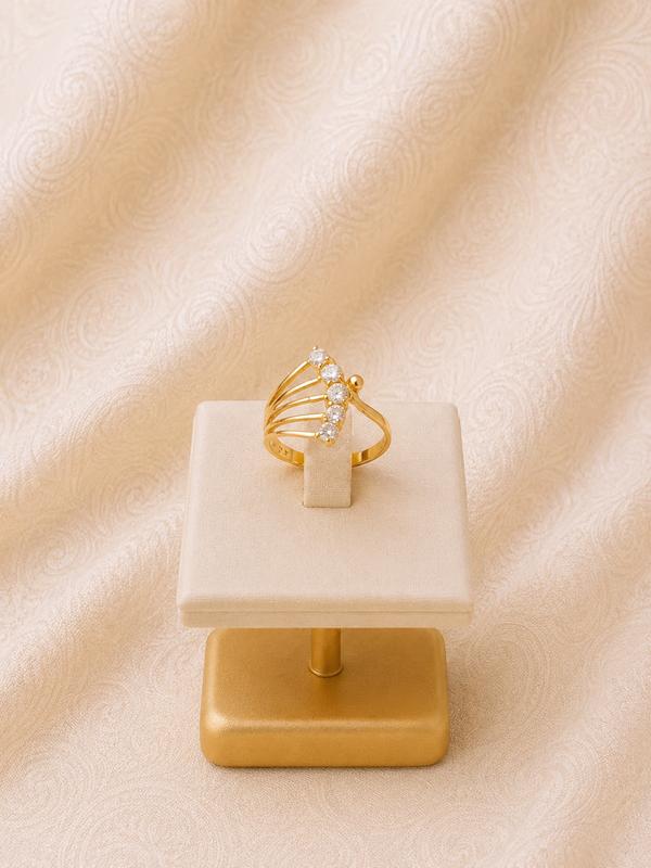 انگشتر زنانه طلا ۱۸ عیار انگشتر(بدون اجرت) گالری ملوکانه