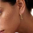 گوشواره زنانه طلا ۱۸ عیار گوشواره روکوی مثلث گالری طلای دانژه