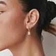 گوشواره زنانه طلا ۱۸ عیار گوشواره روکوی باگت گالری طلای دانژه