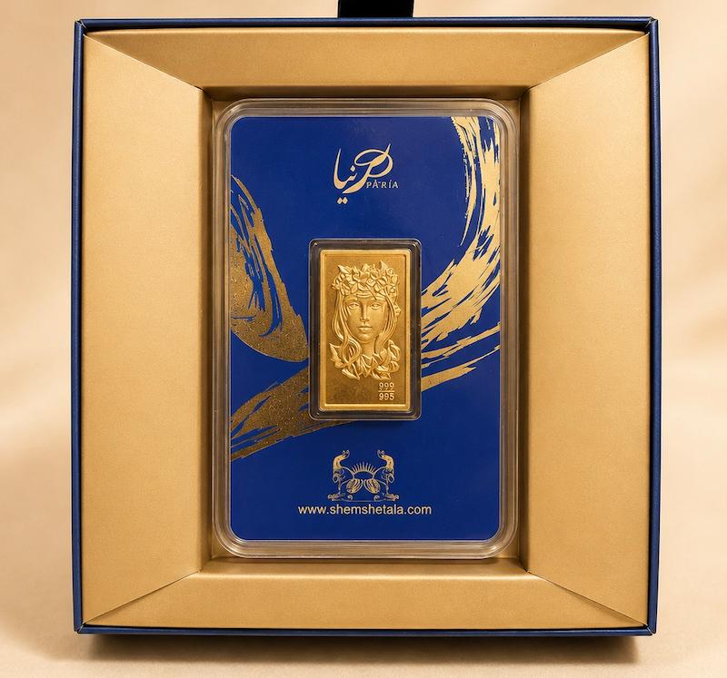 شمش طلا ۲۴ عیار شمش ۲۴ عیار 150 سوت میلاد گلد سکه طلای میلاد گلد