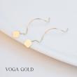 گوشواره زنانه طلا ۱۸ عیار کرلی ونکلیف VoGa GOLD