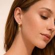 گوشواره زنانه طلا ۱۸ عیار گوشواره روکوی پروانه گالری طلای دانژه