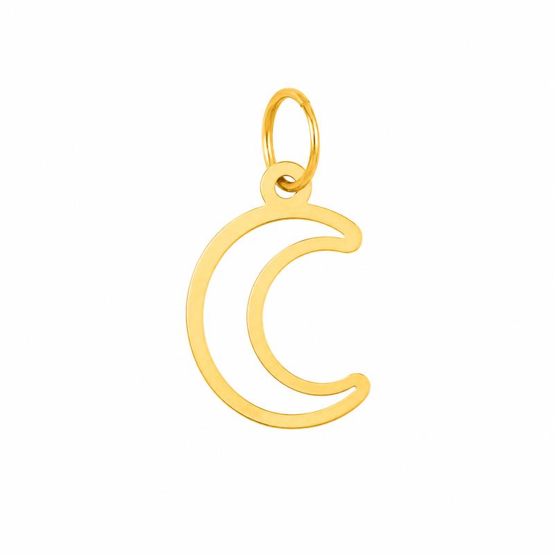 آویز زنانه طلا ۱۸ عیار moon تیما گلد گالری