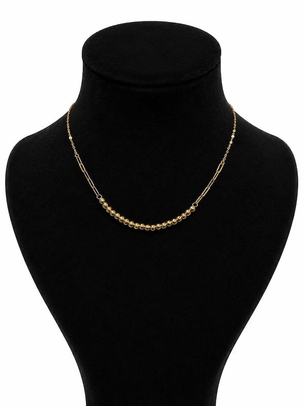 گردنبند طلا ۱۸ عیار بال چين گالری سین سین