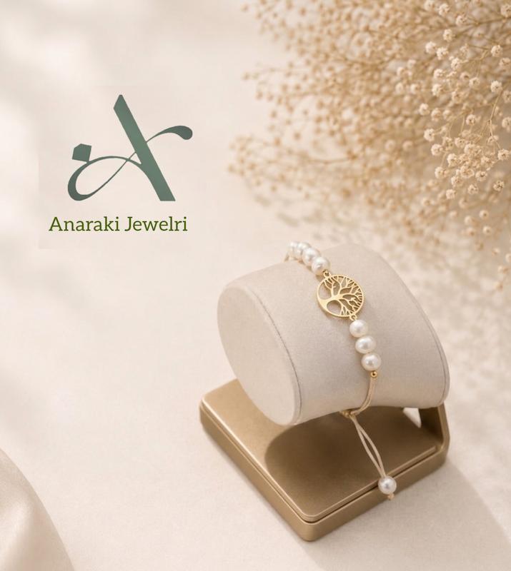 دستبند زنانه طلا ۱۸ عیار دستبند درخت گالری انارکی