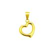 آویز طلا ۱۸ عیار طرح قلب کد M-100027 نفیسا گلد