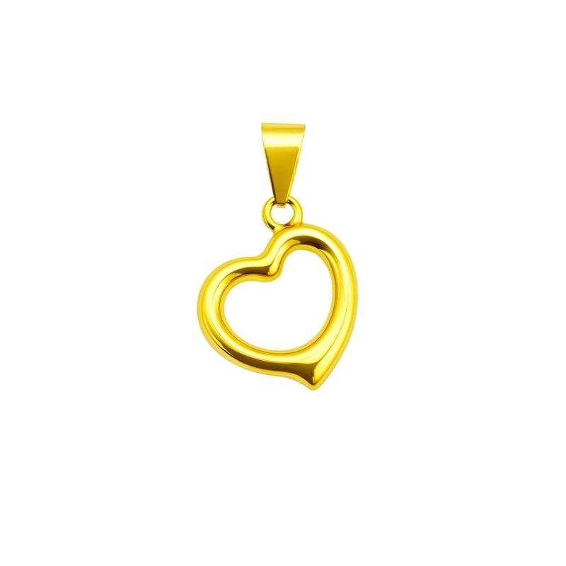 آویز طلا ۱۸ عیار طرح قلب کد M-100027 نفیسا گلد