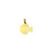 آویز طلا ۱۸ عیار طرح ماهی کد M-100042 نفیسا گلد