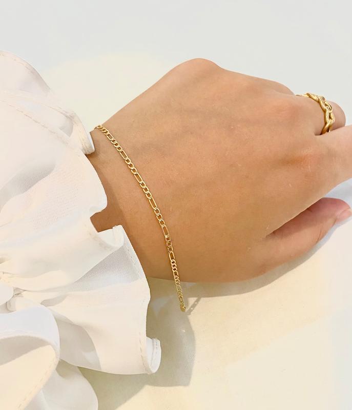دستبند زنانه طلا ۱۸ عیار فیگارو VoGa GOLD