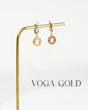 گوشواره زنانه طلا ۱۸ عیار گوشواره بولگاری (کلیپسی) VoGa GOLD