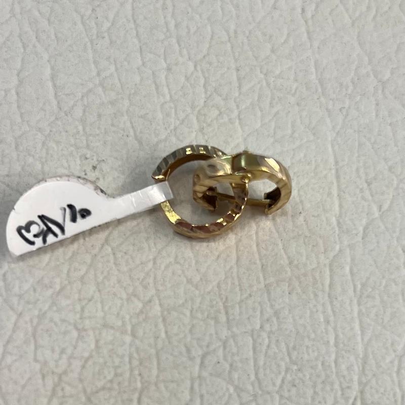 گوشواره طلا ۱۸ عیار گوشواره حلقه ای گالری بابل طلا