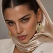 گوشواره طلا ۱۸ عیار گوشواره بیروتی گالری زرنوش