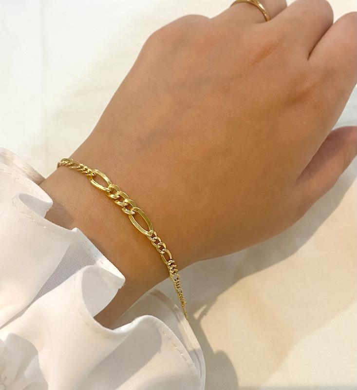 دستبند زنانه طلا ۱۸ عیار فیگارو VoGa GOLD