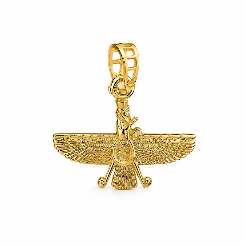 آویز طلا ۱۸ عیار فروهر گالری نوما