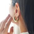 گوشواره زنانه طلا ۱۸ عیار گوشواره ی گرازیلای کارینا گالری طلای دانژه