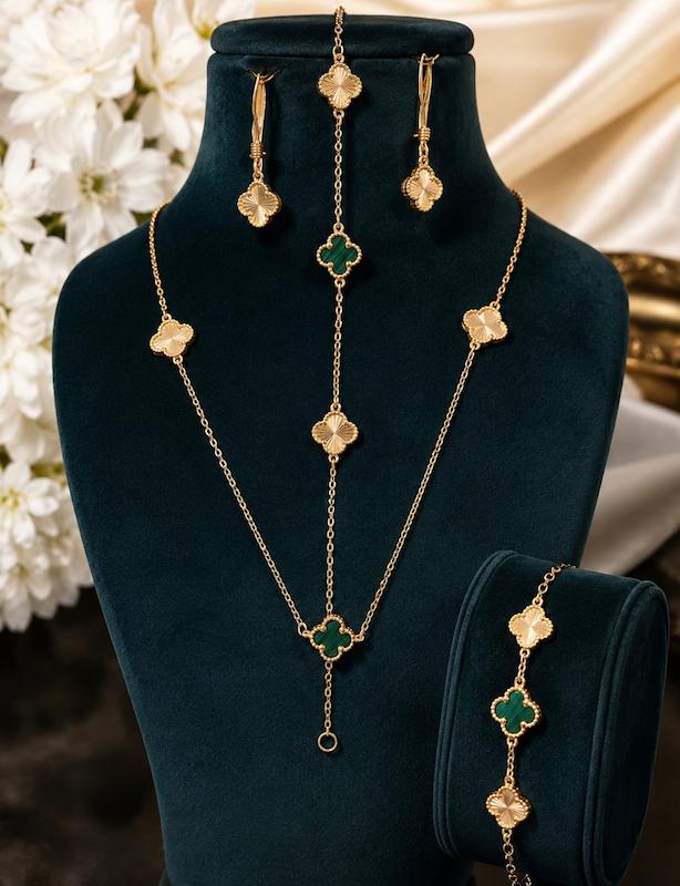 سرویس زنانه طلا ۱۸ عیار سرویس ونکلیف Royce gold Mohammadi