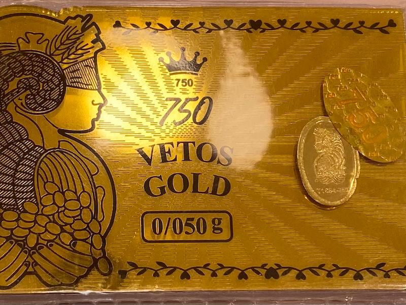 شمش زنانه طلا ۱۸ عیار شمش 0.050 سوت گالری یونیکا