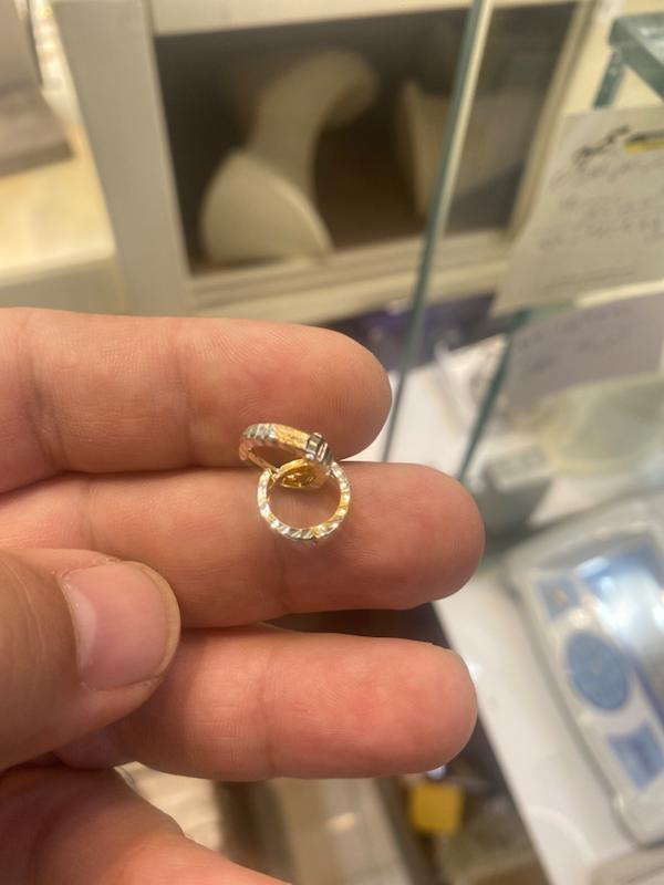 گوشواره طلا ۱۸ عیار گوشواره حلقه ای گالری امیران
