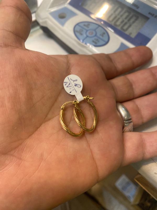 گوشواره طلا ۱۸ عیار گوشواره فانتزی گالری امیران