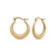 گوشواره زنانه طلا ۱۸ عیار گوشواره حلقه ای تانل گالری طلای دانژه