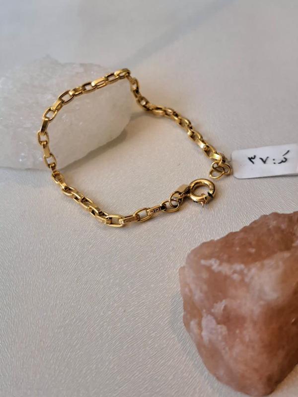 دستبند زنانه طلا ۱۸ عیار ورساچه گالری انارکی