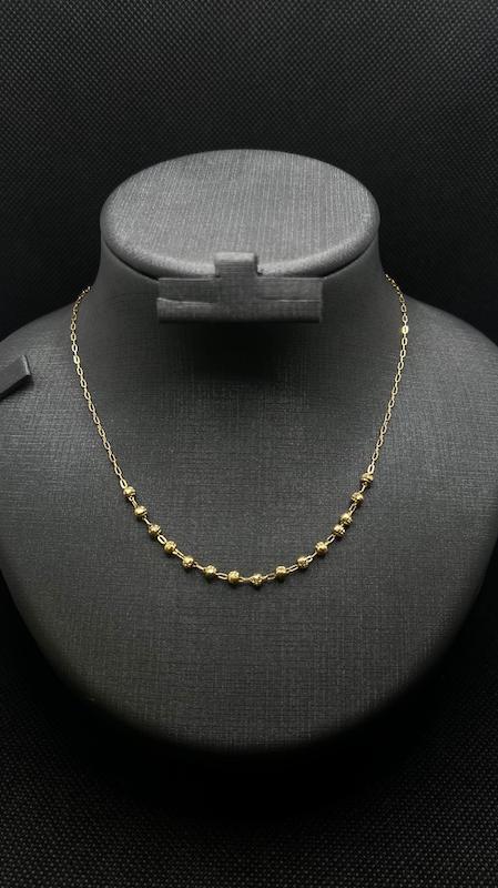 گردنبند زنانه طلا ۱۸ عیار گردنی متصل البرنادو هومان گالری