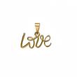 آویز زنانه طلا ۱۸ عیار LOVE کد kc18640 NAA000680 