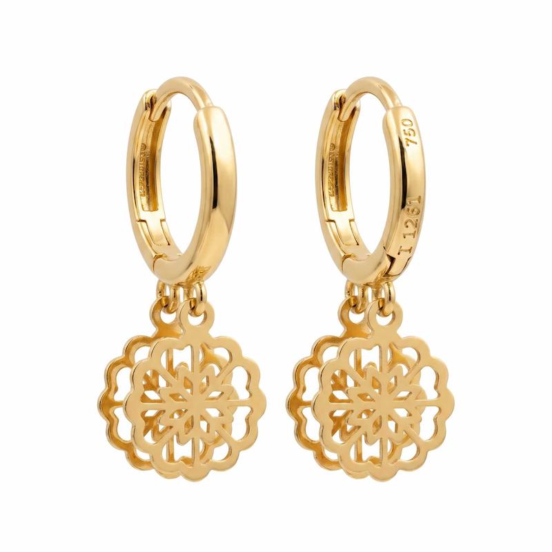 گوشواره زنانه طلا ۱۸ عیار گوشواره صادقی فاضل