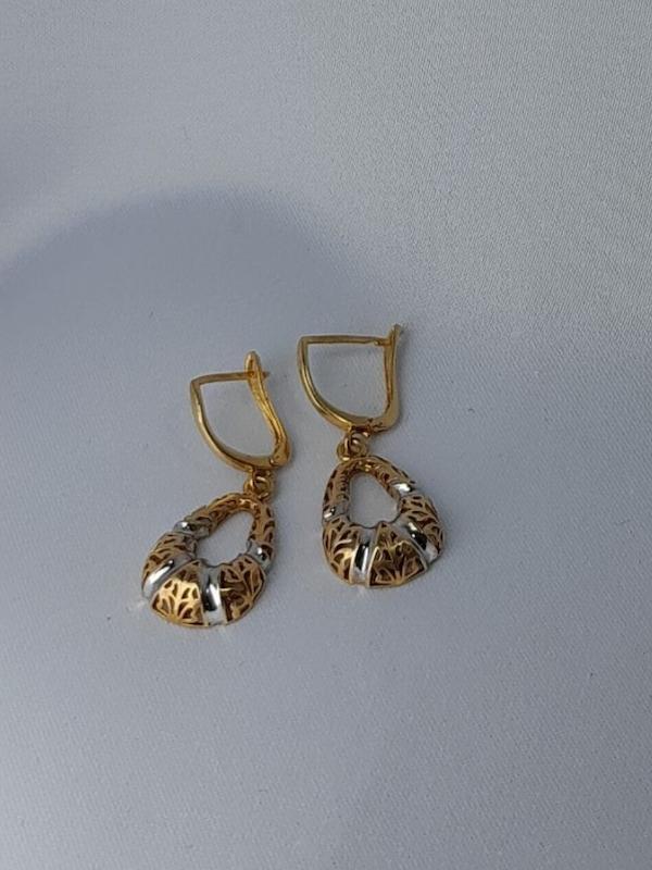 گوشواره زنانه طلا ۱۸ عیار گوشواره کد ۷۷ گالری طلای عزیز
