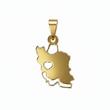 آویز زنانه طلا ۱۸ عیار ایران کد kc18777 مدوگلد
