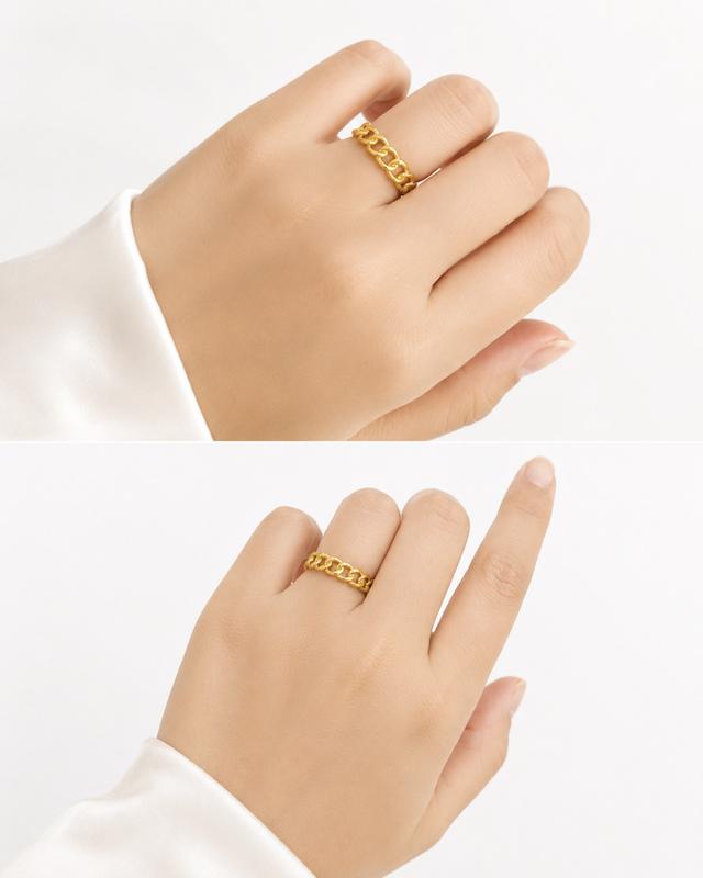انگشتر زنانه طلا ۱۸ عیار کارتیه (سایز ۵۶) VoGa GOLD