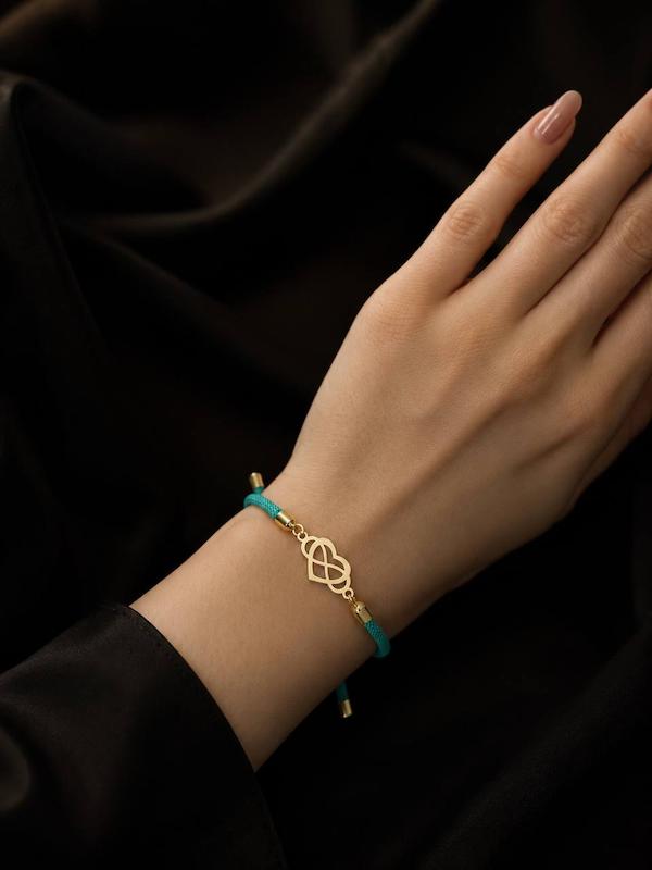 دستبند طلا ۱۸ عیار دستبند طنابی گالری روبی
