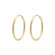 گوشواره زنانه طلا ۱۸ عیار حلقه‌ای گالری طلای ایرانه