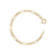دستبند طلا ۱۸ عیار مدل آجری ۲ طول 20 سانتیمتر دلفین گلد گالری