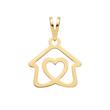 آویز طلا ۱۸ عیار آویز کلبه عشق گالری مهدا