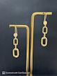 گوشواره زنانه طلا ۱۸ عیار گوشواره آویز هرمس جواهری امیری