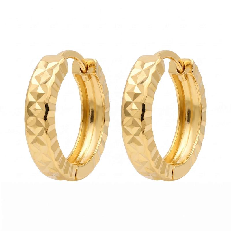 گوشواره طلا ۱۸ عیار گوشواره حلقه گالری امیران