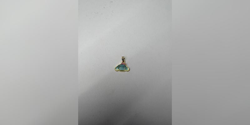آویز زنانه طلا ۱۸ عیار آویز گردنی طرح ابر گالری طلای فر