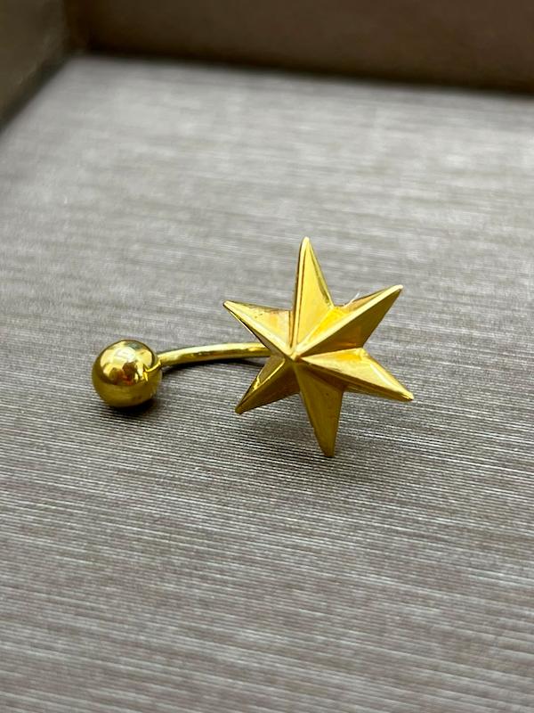گوشواره زنانه طلا ۱۸ عیار گوشواره گالری لاجوردی