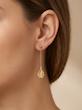 گوشواره طلا ۱۸ عیار گوشواره بدون اجرت گالری طلای رز