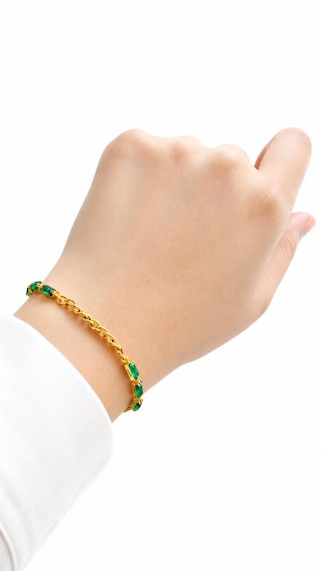 دستبند زنانه طلا ۱۸ عیار کارتیه VoGa GOLD
