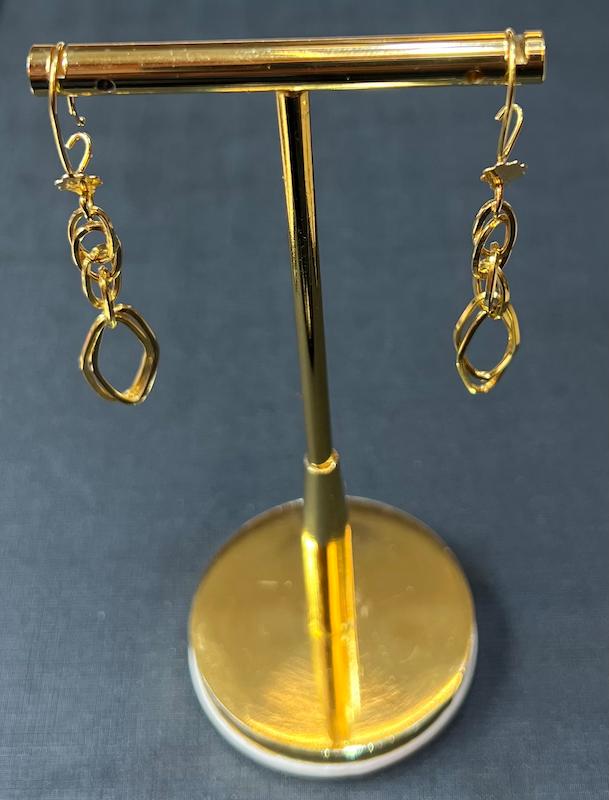 گوشواره طلا ۱۸ عیار گوشواره گالری طلای تاج