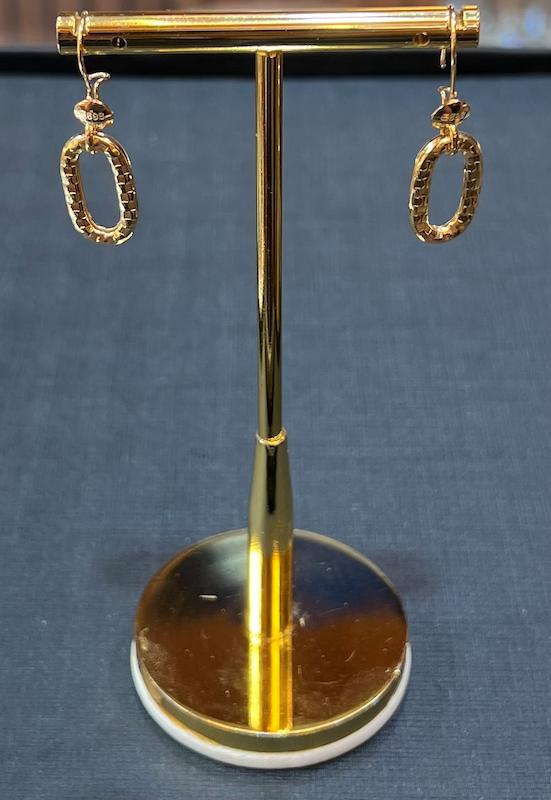 گوشواره طلا ۱۸ عیار گوشواره گالری طلای تاج