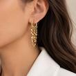 گوشواره زنانه طلا ۱۸ عیار گوشواره شرابه ای گالری طلا و سکه زراس