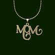 گردنبند طلا مدل mom کد HK1002