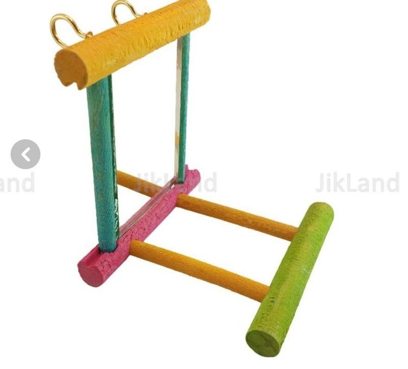 آینه پرنده و طوطی کوچیک