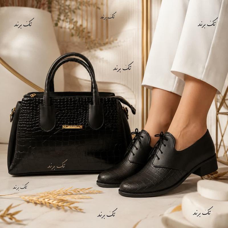 کفش اداری زنانه 699 تومنی مشکی ارزان 1186