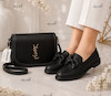 کالج چرم راحت پاپیونی شیک دخترانه 1114